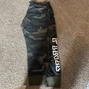 PINK camo jogger sweatpants